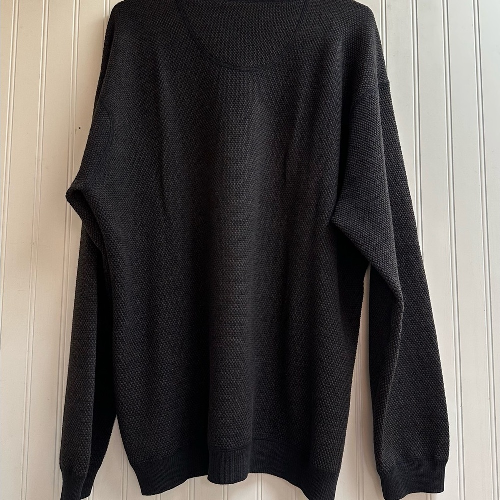 Y2K Tommy Bahama Men's Black Sweater Size Large - Picture 2 of 8
